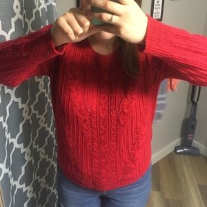 Red Pullover Sweater